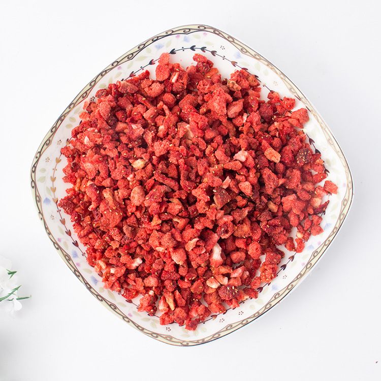 Frozen dried strawberry