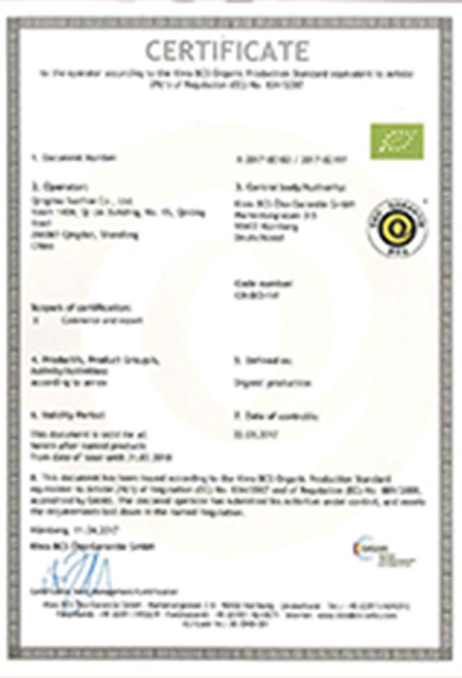 Certification